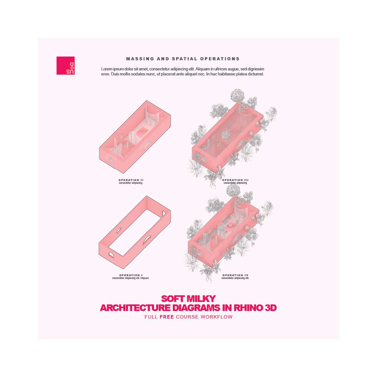 Soft Architecture Diagrams in Rhino 3D