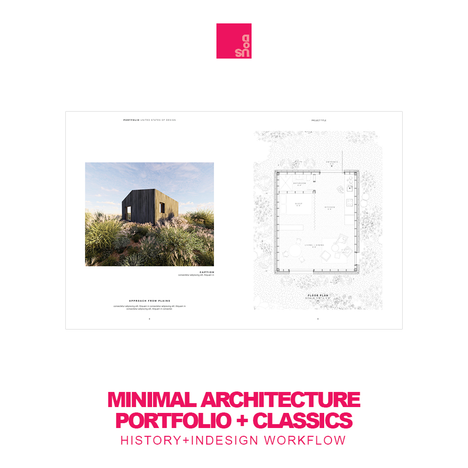 Minimal Architecture Portfolio United States of Design Full Free Tutorial