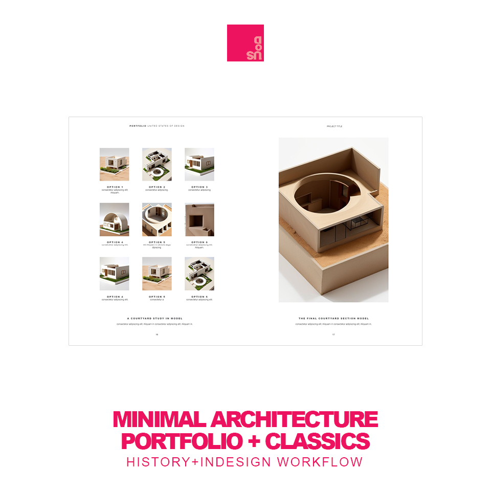 Minimal Architecture Portfolio United States of Design Full Free Tutorial